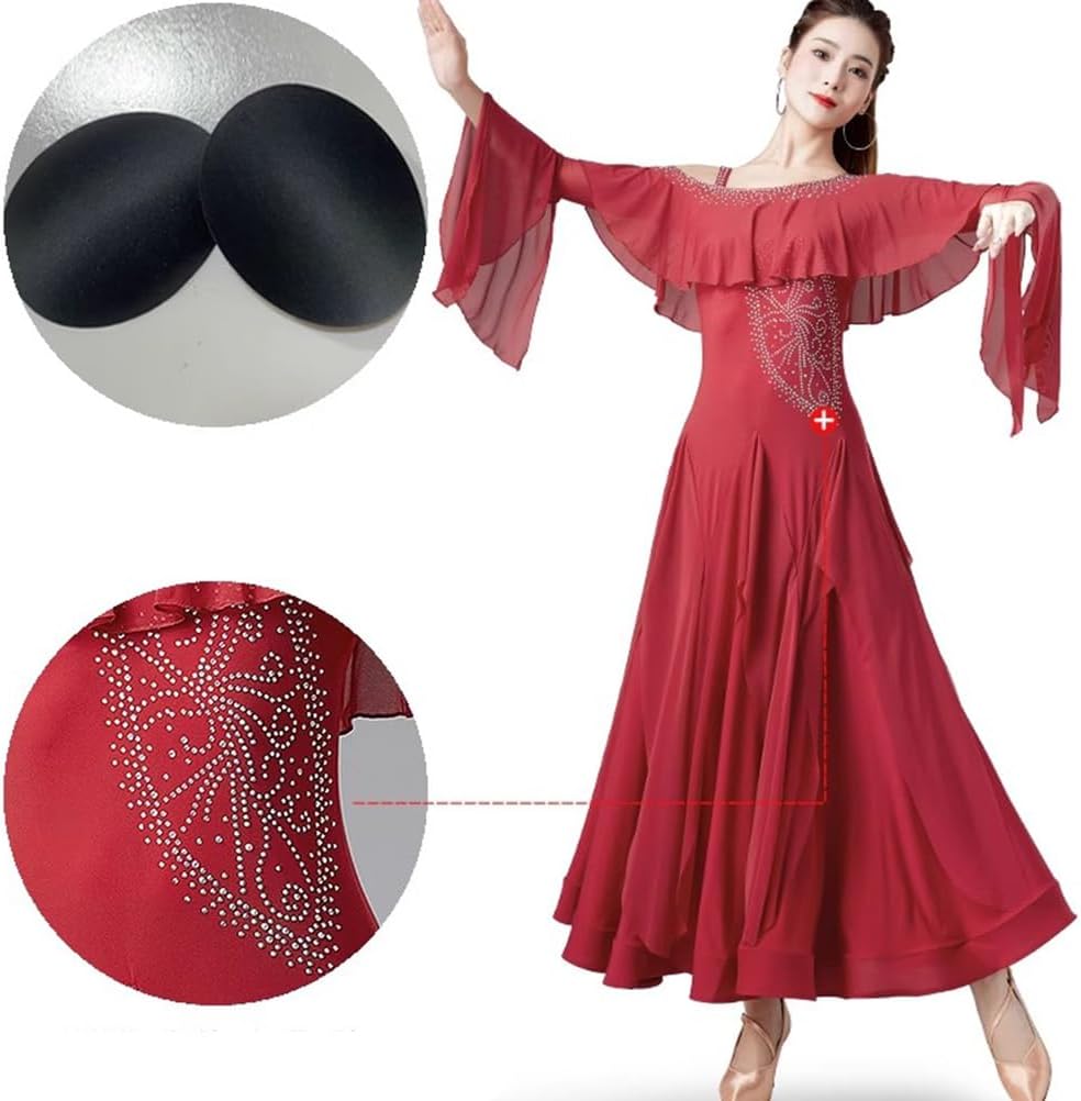 社交ダンスドレス 首飾り付 ラテンドレス モダンダンス オーダーメイド